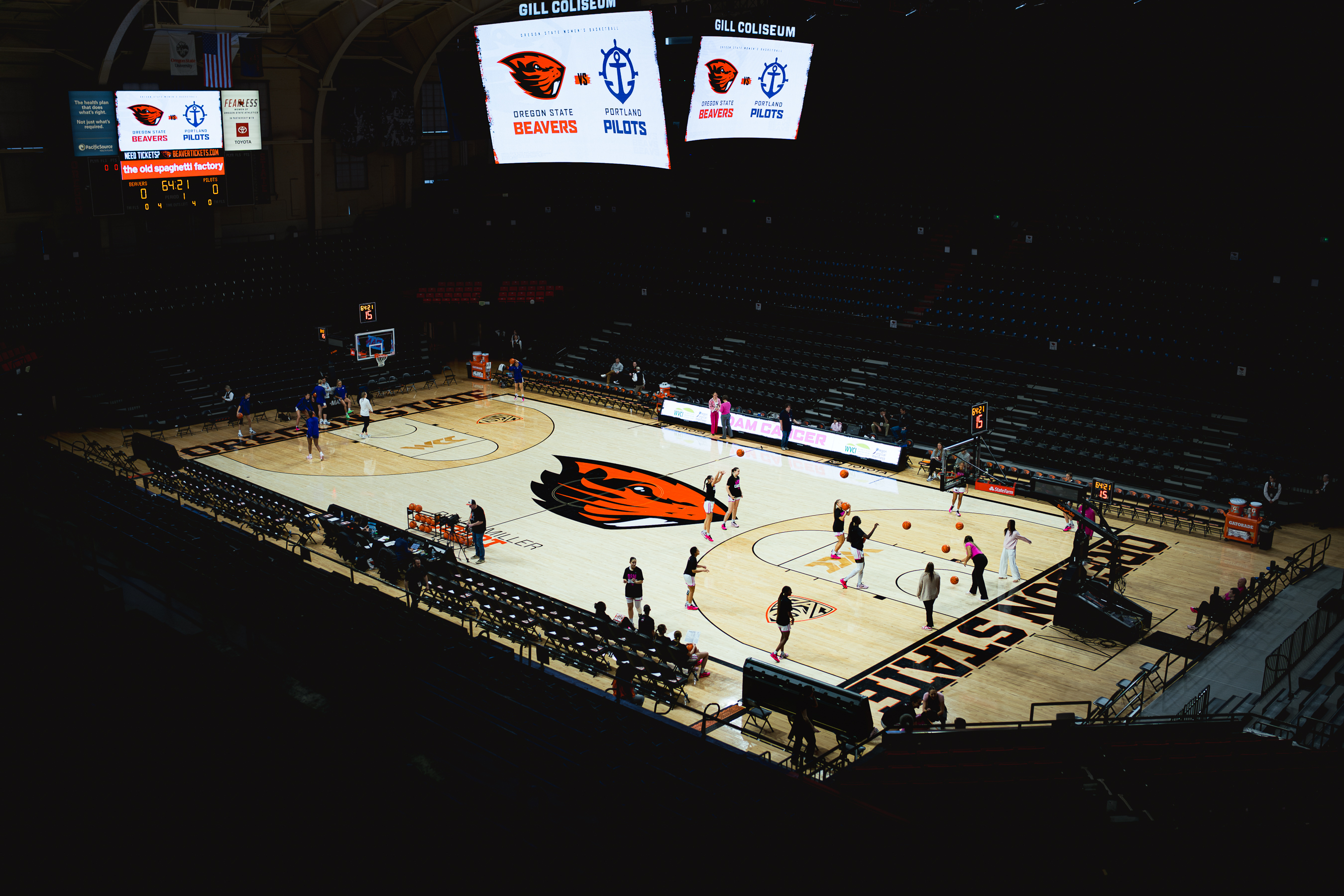 Bolden Leads Oregon State to 64–54 Victory Over Portland